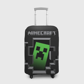 Чехол для чемодана 3D с принтом Minecraft в Новосибирске, 86% полиэфир, 14% спандекс | двустороннее нанесение принта, прорези для ручек и колес | funny | mine | minecraft | mods | noob | pro | skins | story | vs | zombie | инди | конструктор | майнкрафт | моды | нуб | скин | скрипер | шахта