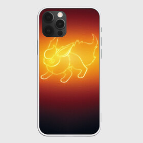 Чехол для iPhone 12 Pro Max с принтом Флареон в Новосибирске, Силикон |  | detective pikachu | pikachu | pokeball | pokemon | детектив пикачу | пикачу | покебол | покемон