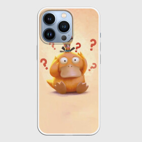 Чехол для iPhone 13 Pro с принтом Псайдак в Новосибирске,  |  | Тематика изображения на принте: detective pikachu | pikachu | pokeball | pokemon | psyduck | детектив пикачу | пикачу | покебол | покемон | псайдак
