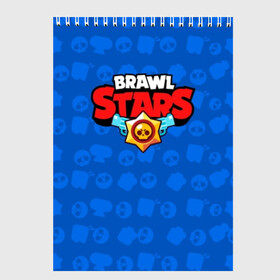 Скетчбук с принтом Brawl Stars 12 в Новосибирске, 100% бумага
 | 48 листов, плотность листов — 100 г/м2, плотность картонной обложки — 250 г/м2. Листы скреплены сверху удобной пружинной спиралью | android | brawl | brawl stars | clash | clash royale | game | royale | stars | андроид | игра | мобильные игры