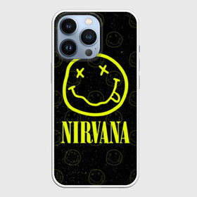 Чехол для iPhone 13 Pro с принтом Nirvana 1 в Новосибирске,  |  | cobain | kurt | kurt cobain | nirvana | rock | smile | гитара | кобейн | курт | курт кобейн | нирвана | рок