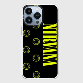 Чехол для iPhone 13 Pro с принтом Nirvana 2 в Новосибирске,  |  | cobain | kurt | kurt cobain | nirvana | rock | smile | гитара | кобейн | курт | курт кобейн | нирвана | рок
