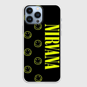 Чехол для iPhone 13 Pro Max с принтом Nirvana 2 в Новосибирске,  |  | cobain | kurt | kurt cobain | nirvana | rock | smile | гитара | кобейн | курт | курт кобейн | нирвана | рок