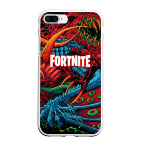 Чехол для iPhone 7Plus/8 Plus матовый с принтом FORTNITE HYPERBEAST в Новосибирске, Силикон | Область печати: задняя сторона чехла, без боковых панелей | battle royale | fortnite | fortnite battle royale | futuresynth | game | outrun | retrowave | synth | synthwave | игры | ретровейв | синтвейв | фортнайт