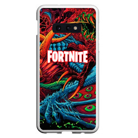 Чехол для Samsung S10E с принтом FORTNITE HYPERBEAST в Новосибирске, Силикон | Область печати: задняя сторона чехла, без боковых панелей | battle royale | fortnite | fortnite battle royale | futuresynth | game | outrun | retrowave | synth | synthwave | игры | ретровейв | синтвейв | фортнайт