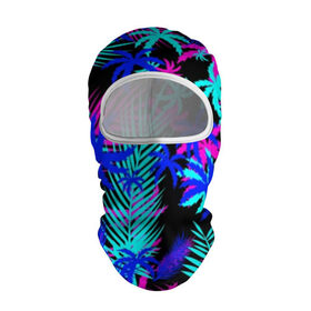 Балаклава 3D с принтом НЕОНОВЫЕ ТРОПИКИ в Новосибирске, 100% полиэстер, ткань с особыми свойствами — Activecool | плотность 150–180 г/м2; хорошо тянется, но при этом сохраняет форму. Закрывает шею, вокруг отверстия для глаз кайма. Единый размер | hotline miami | neon | new retro wave | outrun | outrun electro | paints | palmen | rainbow | retro | retrowave | summer | synth | synthwave | tropical | брызги | брызги красок | звёзды | космос | краски | лето | неон | пальмы | радуга | 