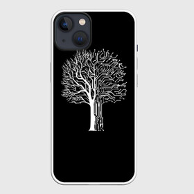 Чехол для iPhone 13 с принтом DIGITAL TREE   КИБЕР ДЕРЕВО в Новосибирске,  |  | Тематика изображения на принте: 2019 | cd project red | cyberpunk 2077 | future | hack | night city | samurai | sci fi | андроиды | безумие | будущее | киберпанк 2077 | логотип | роботы | самураи | фантастика | цифры