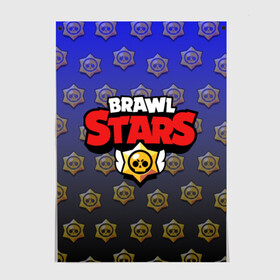 Постер с принтом Brawl Stars в Новосибирске, 100% бумага
 | бумага, плотность 150 мг. Матовая, но за счет высокого коэффициента гладкости имеет небольшой блеск и дает на свету блики, но в отличии от глянцевой бумаги не покрыта лаком | brawl | brawl st | brawl stars | colt | logo | map | mobo | pattern | poco | shelly | stars | бравл | игра | игры | карта | кольт | лого | мобильные игры | патерн | паттерн | поко | старс | шелли