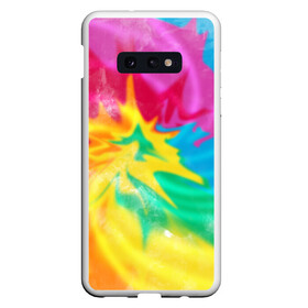 Чехол для Samsung S10E с принтом Tie-Dye в Новосибирске, Силикон | Область печати: задняя сторона чехла, без боковых панелей | tie dye | tie dye краски | tie dye купить | стиль tie dye | футболка tie dye