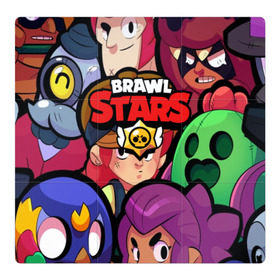 Магнитный плакат 3Х3 с принтом BRAWL STARS в Новосибирске, Полимерный материал с магнитным слоем | 9 деталей размером 9*9 см | 8 bit | 8 бит | bibi | brawl stars | crow | el brown | leon | leon shark | max | mr.p | sally leon | shark | stars | virus | werewolf | акула | биби | вирус | ворон | леон | оборотень | пингвин