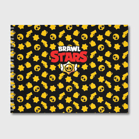 Альбом для рисования с принтом BRAWL STARS в Новосибирске, 100% бумага
 | матовая бумага, плотность 200 мг. | 8 bit | 8 бит | bibi | brawl stars | crow | el brown | leon | leon shark | max | mr.p | sally leon | shark | stars | virus | werewolf | акула | биби | вирус | ворон | леон | оборотень | пингвин