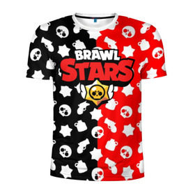 Мужская футболка 3D спортивная с принтом BRAWL STARS в Новосибирске, 100% полиэстер с улучшенными характеристиками | приталенный силуэт, круглая горловина, широкие плечи, сужается к линии бедра | android | brawl stars | games | mobile game | stars | игры | мобильные игры