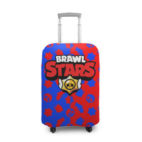 Чехол для чемодана 3D с принтом BRAWL STARS в Новосибирске, 86% полиэфир, 14% спандекс | двустороннее нанесение принта, прорези для ручек и колес | android | brawl stars | games | mobile game | stars | игры | мобильные игры