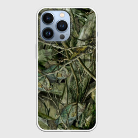 Чехол для iPhone 13 Pro с принтом Лесной камуфляж в Новосибирске,  |  | Тематика изображения на принте: камуфляж | лесной камуфляж