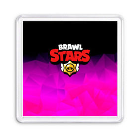 Магнит 55*55 с принтом BRAWL STARS CRYSTALES в Новосибирске, Пластик | Размер: 65*65 мм; Размер печати: 55*55 мм | android | brawl stars | games | mobile game | stars | игры | мобильные игры