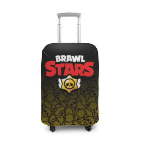 Чехол для чемодана 3D с принтом BRAWL STARS в Новосибирске, 86% полиэфир, 14% спандекс | двустороннее нанесение принта, прорези для ручек и колес | android | brawl stars | games | mobile game | stars | игры | мобильные игры