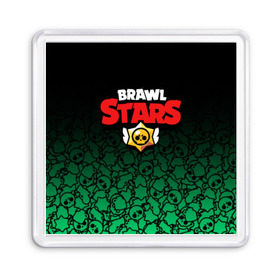 Магнит 55*55 с принтом BRAWL STARS в Новосибирске, Пластик | Размер: 65*65 мм; Размер печати: 55*55 мм | Тематика изображения на принте: 8 bit | 8 бит | bibi | brawl stars | crow | el brown | leon | leon shark | max | mr.p | sally leon | shark | stars | virus | werewolf | акула | биби | вирус | ворон | леон | оборотень | пингвин