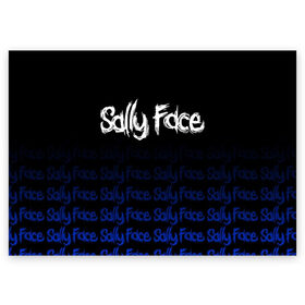 Поздравительная открытка с принтом Sally Face (24) в Новосибирске, 100% бумага | плотность бумаги 280 г/м2, матовая, на обратной стороне линовка и место для марки
 | face | fisher | larry johnson | mask | sally | sally face | sally fisher | демоны | духи | маска | призраки | салли | салли фейс | салли фишер | фейс