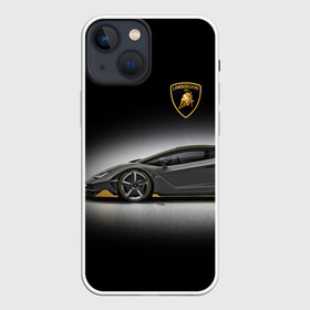 Чехол для iPhone 13 mini с принтом Lambo в Новосибирске,  |  | car | lamborghini | motorsport | power | prestige | автомобиль | автоспорт | ламборгини | мощь | престиж