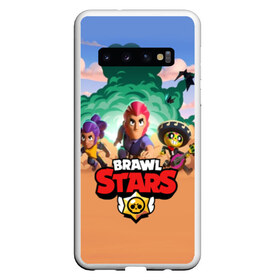 Чехол для Samsung Galaxy S10 с принтом BRAWL STARS в Новосибирске, Силикон | Область печати: задняя сторона чехла, без боковых панелей | 8 bit | 8 бит | bibi | brawl stars | crow | el brown | leon | leon shark | max | mr.p | sally leon | shark | stars | virus | werewolf | акула | биби | вирус | ворон | леон | оборотень | пингвин