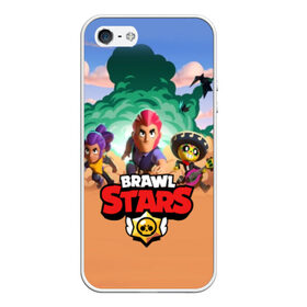 Чехол для iPhone 5/5S матовый с принтом BRAWL STARS в Новосибирске, Силикон | Область печати: задняя сторона чехла, без боковых панелей | 8 bit | 8 бит | bibi | brawl stars | crow | el brown | leon | leon shark | max | mr.p | sally leon | shark | stars | virus | werewolf | акула | биби | вирус | ворон | леон | оборотень | пингвин