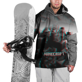 Накидка на куртку 3D с принтом MINECRAFT GLITCH в Новосибирске, 100% полиэстер |  | blade | blocks | creeper | cubes | game | ken | mine craft | minecraft | mobs | sword | игры | крипер | майн крафт | майнкрафт | моб