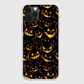 Чехол для iPhone 12 Pro Max с принтом Хэллоуин в Новосибирске, Силикон |  | background | black | color | eyes | fangs | halloween | holiday | horror | orange | pumpkin | sinister | teeth | vegetable | yellow | глаза | желтый | зловещий | зубы | клыки | овощ | оранжевый | праздник | тыквы | ужас | фон | хэллоуин | цвет | черный