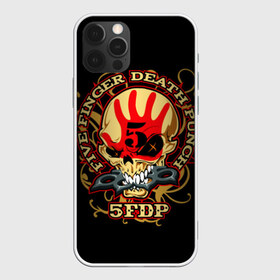 Чехол для iPhone 12 Pro Max с принтом Five Finger Death Punch в Новосибирске, Силикон |  | Тематика изображения на принте: 5fdp | ffdp | five finger death punch | metal | альтернатива | группы | метал | музыка | хеви метал