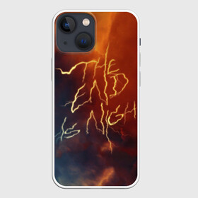 Чехол для iPhone 13 mini с принтом The end is night в Новосибирске,  |  | evil | good | good omens | азирафель | ангел | благие намерения | гуд оменс | демон | добро | зло | кроули