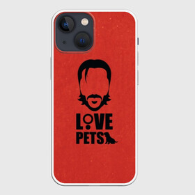 Чехол для iPhone 13 mini с принтом Love pets в Новосибирске,  |  | 2 | 3 | baba yaga | dog | john wick | keanu | puppy | reeves | баба яга | бабаяга | джон вик | джон уик | джонвик | джонуик | киану ривз | кино | собака | фильм