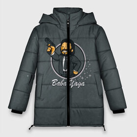 Женская зимняя куртка 3D с принтом Baba Yaga в Новосибирске, верх — 100% полиэстер; подкладка — 100% полиэстер; утеплитель — 100% полиэстер | длина ниже бедра, силуэт Оверсайз. Есть воротник-стойка, отстегивающийся капюшон и ветрозащитная планка. 

Боковые карманы с листочкой на кнопках и внутренний карман на молнии | 2 | 3 | baba yaga | dog | john wick | keanu | puppy | reeves | баба яга | бабаяга | джон вик | джон уик | джонвик | джонуик | киану ривз | кино | собака | фильм