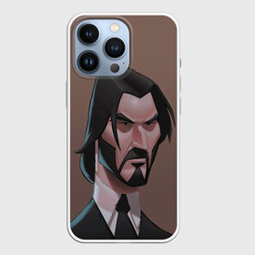 Чехол для iPhone 13 Pro с принтом Фортнайт Уик в Новосибирске,  |  | john wick 3 | keanu reeves | parabellum | джон вик | джон уик 3 | киану ривз | фортнайт