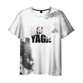 Мужская футболка 3D с принтом Baba Yaga в Новосибирске, 100% полиэфир | прямой крой, круглый вырез горловины, длина до линии бедер | 2 | 3 | baba yaga | dog | john wick | keanu | puppy | reeves | баба яга | бабаяга | джон вик | джон уик | джонвик | джонуик | киану ривз | кино | собака | фильм
