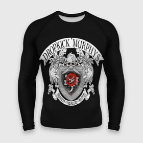 Мужской рашгард 3D с принтом Dropkick Murphys в Новосибирске,  |  | celtic punk | dropkick murphys | hardcore | oi | punk | группы | кельтский панк | музыка | панк | рок | стрит панк | фолк панк