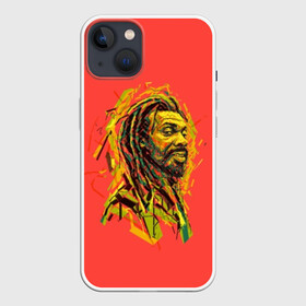 Чехол для iPhone 13 с принтом RastaArt в Новосибирске,  |  | Тематика изображения на принте: art | bob marley | cannabis | rasta | rastaman | reggae | reggy | weed | боб марли | раста | растаман | регги | рэгги