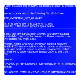 Магнитный плакат 3Х3 с принтом СИНИЙ ЭКРАН СМЕРТИ в Новосибирске, Полимерный материал с магнитным слоем | 9 деталей размером 9*9 см | anonymus | blue death screen | cod | hack | hacker | it | program | texture | айти | аноним | анонимус | взлом | код | кодинг | программа | программист | текстура | хак | хакер