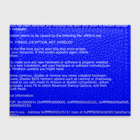 Обложка для студенческого билета с принтом СИНИЙ ЭКРАН СМЕРТИ в Новосибирске, натуральная кожа | Размер: 11*8 см; Печать на всей внешней стороне | Тематика изображения на принте: anonymus | blue death screen | cod | hack | hacker | it | program | texture | айти | аноним | анонимус | взлом | код | кодинг | программа | программист | текстура | хак | хакер