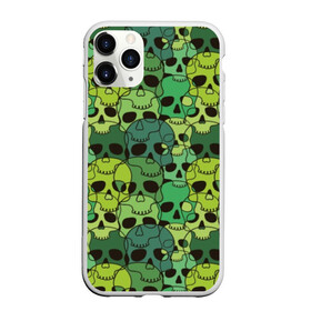 Чехол для iPhone 11 Pro матовый с принтом Зеленые черепа в Новосибирске, Силикон |  | Тематика изображения на принте: anger | black | death | drawing | green | horror | illustration | lime | look | marsh | scary | skull | terrible | болотный | взгляд | зеленый | злость | иллюстрация | рисунок | салатовый | страшный | ужас | ужасный | черепа | черный