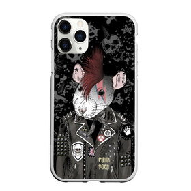 Чехол для iPhone 11 Pro матовый с принтом Крыса в косухе в Новосибирске, Силикон |  | anarchy | clothes | cool | earring | hairstyle | hamster | icon | jacket | mohawk | mouse | music | muzzle | piercing | punk | rat | riveting | rock | skull | spikes | анархия | значок | ирокез | к | клепки | круто | крыса | куртка | музыка | мышь