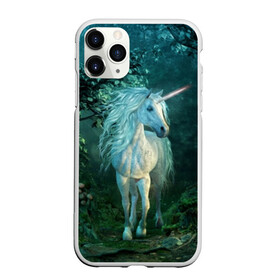 Чехол для iPhone 11 Pro Max матовый с принтом Единорог в Новосибирске, Силикон |  | animal | beautiful | blue | fantasy | green | hooves | horn | horse | magi | mushrooms | nature | night | unicorn | white | белый | волшебство | грибы | грива | единорог | животное | зеленый | иллюстрация | копыта | лес | лошадь | мифология | но