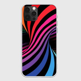 Чехол для iPhone 12 Pro Max с принтом Метаморфозы в Новосибирске, Силикон |  | abstraction | black | blue | color | green | hypnosis | illusion | orange | p | rainbow | red | tunnel | yellow | абстракция | галлюцинации | гипноз | желтый | зеленый | иллюзия | красный | оранжевый | полосы | психоделика | радуга | разноцветны