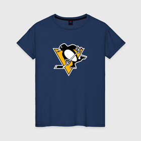 Женская футболка хлопок с принтом Evgeni Malkin Black  в Новосибирске, 100% хлопок | прямой крой, круглый вырез горловины, длина до линии бедер, слегка спущенное плечо | malkin | nhl | евгений малкин | малкин | нхл | пингвинз | питтсбург | питтсбург пингвинз | хоккей