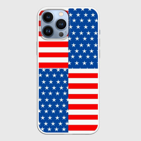 Чехол для iPhone 13 Pro Max с принтом США в Новосибирске,  |  | Тематика изображения на принте: flag | stars | usa | usa flag | америка | американский флаг | звезды | надписи | полосы | сша | флаг | флаг сша