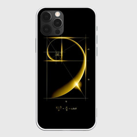 Чехол для iPhone 12 Pro Max с принтом Золотое сечение в Новосибирске, Силикон |  | black | development | equation | formula | gold | golden | ideal | perfection | proportion | section | spiral | золото | золотое | идеальная | пропорция | развитие | сечение | совершенство | спираль | уравнение | формула | черный