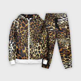 Детский костюм 3D с принтом Шкура леопарда в Новосибирске,  |  | animal | cheeky | dangerous | leopard | nature | pattern | predator | skin | spots | wild | дерзкий | дикий | животное | леопард | опасный | природа | пятна | узор | хищник