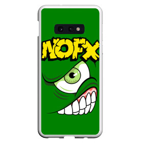 Чехол для Samsung S10E с принтом NOFX в Новосибирске, Силикон | Область печати: задняя сторона чехла, без боковых панелей | hardcore | nofx | punk | группы | музыка | панк | панк рок | рок | ска панк | скейт панк