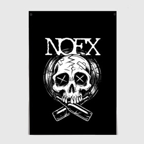 Постер с принтом NOFX в Новосибирске, 100% бумага
 | бумага, плотность 150 мг. Матовая, но за счет высокого коэффициента гладкости имеет небольшой блеск и дает на свету блики, но в отличии от глянцевой бумаги не покрыта лаком | hardcore | nofx | punk | группы | музыка | панк | панк рок | рок | ска панк | скейт панк