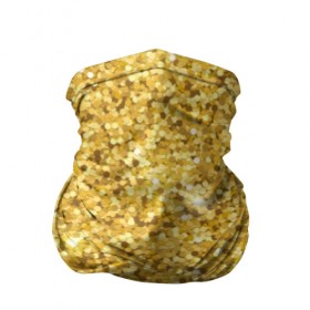 Бандана-труба 3D с принтом Золотые блестки в Новосибирске, 100% полиэстер, ткань с особыми свойствами — Activecool | плотность 150‒180 г/м2; хорошо тянется, но сохраняет форму | bright | cool | glitter | gold | gold glitter | luxury | shine | sparkle | yellow | глиттер | желтый | золото | золотые блёстки | прикольно | роскошь | сверкать | сияние | ярко