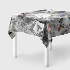 Скатерть 3D с принтом Бриллиантовый блеск в Новосибирске, 100% полиэстер (ткань не мнется и не растягивается) | Размер: 150*150 см | Тематика изображения на принте: cut | diamond | gem | glitter | jewel | kaleidoscope | luxury | shine | sparkle | white | алмаз | белый | блеск | бриллиант | диамант | драгоценность | драгоценный камень | калейдоскоп | люкс | огранка | роскошь | сверкать | сияние