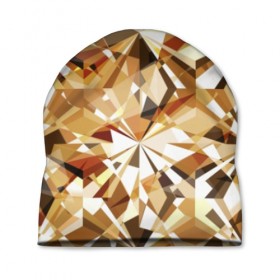 Шапка 3D с принтом Желтые бриллианты в Новосибирске, 100% полиэстер | универсальный размер, печать по всей поверхности изделия | cut | diamond | gem | glitter | gold | jewel | kaleidoscope | luxury | shine | sparkle | white | yellow | алмаз | белый | блеск | бриллиант | диамант | драгоценность | драгоценный камень | желтый | золотой | калейдоскоп | люкс | огранка